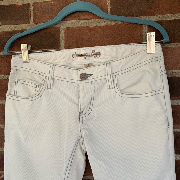 NWT American Eagle white corduroy pants - Picture 2 of 8